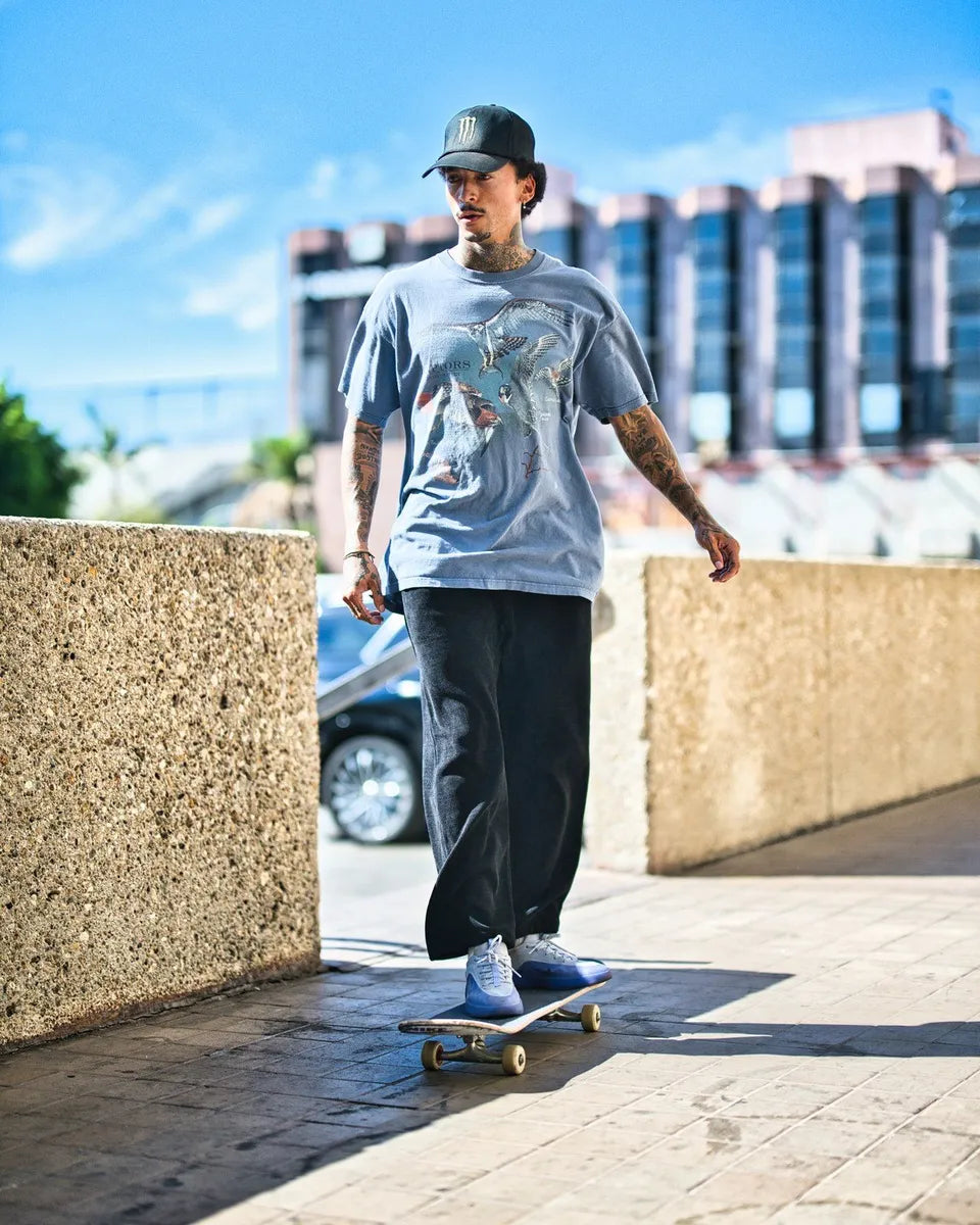 Nyjah Huston skating